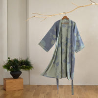 KIMONARA - Organic Cotton Bathrobe with Reversible Design for Ultimate Comfort 2