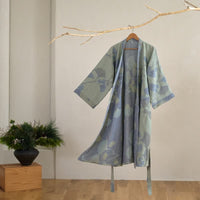 KIMONARA - Organic Cotton Bathrobe with Reversible Design for Ultimate Comfort 4