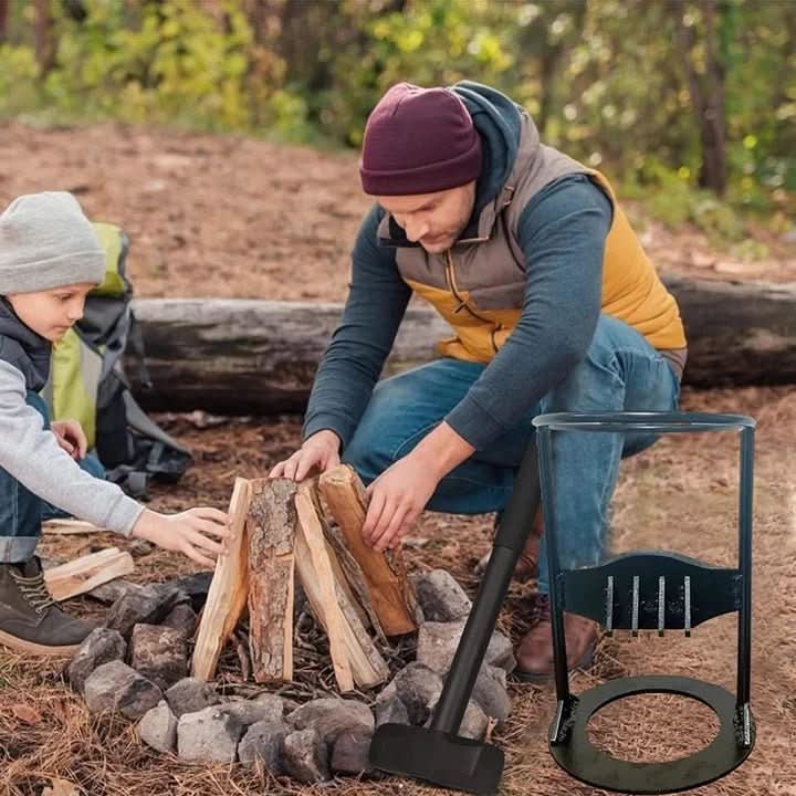 KINDLECUT - Lightweight Wood Splitter for Safe Firewood Preparation and Kindling 1