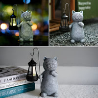 KittyBeam - Solar Cat Statue for Enchanting Garden Lighting 1