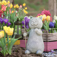 KittyBeam - Solar Cat Statue for Enchanting Garden Lighting 2