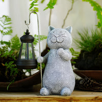 KittyBeam - Solar Cat Statue for Enchanting Garden Lighting 4