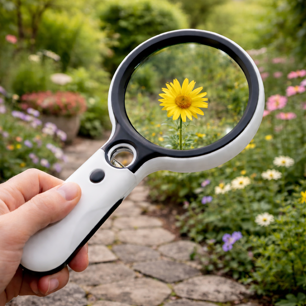 Klarblick - 45x Handheld Magnifying Glass with Light for Reading and Detail Viewing 0