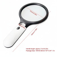 Klarblick - 45x Handheld Magnifying Glass with Light for Reading and Detail Viewing 3