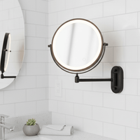 LED Magnifying Makeup Mirror with Light - Adjustable Brightness & Rechargeable Battery 1