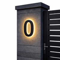 LICHTZEICHEN – Individually Customizable LED House Numbers for Modern Homes 7