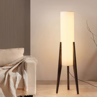LIGNELUX – Scandinavian floor lamp made of walnut wood with dimmable LED lighting 1