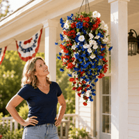 PATRIOTHAVEN – Decorative Hanging Basket for Festive Home Styling