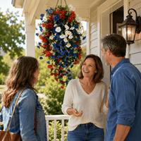 PATRIOTHAVEN – Decorative Hanging Basket for Festive Home Styling