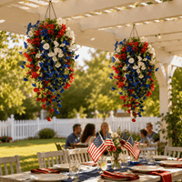 PATRIOTHAVEN – Decorative Hanging Basket for Festive Home Styling