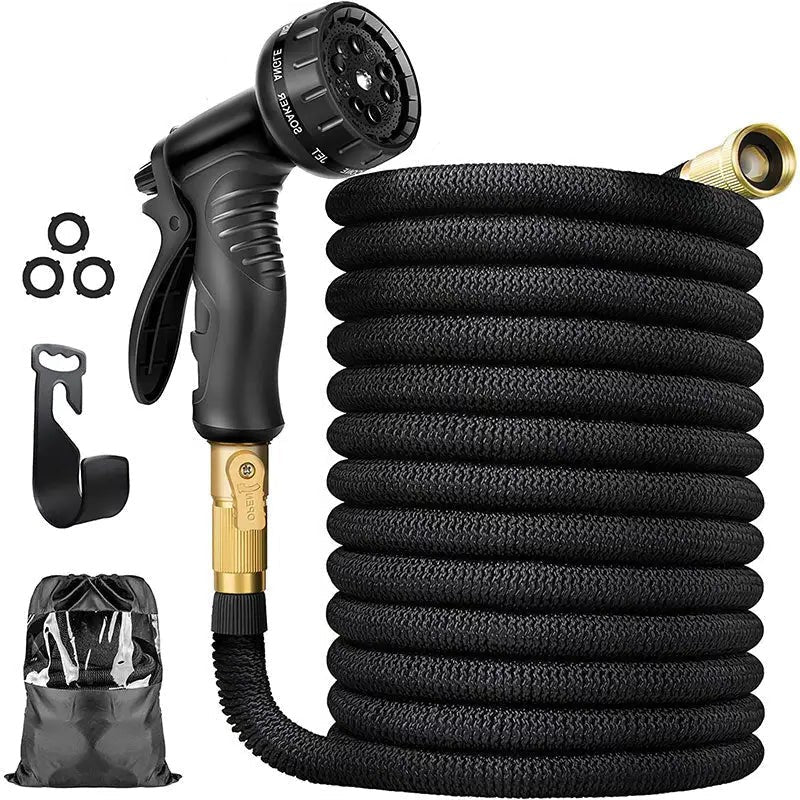 Lightweight 100FT Expandable Garden Hose - Durable Water Hose with 8 Spray Modes 0