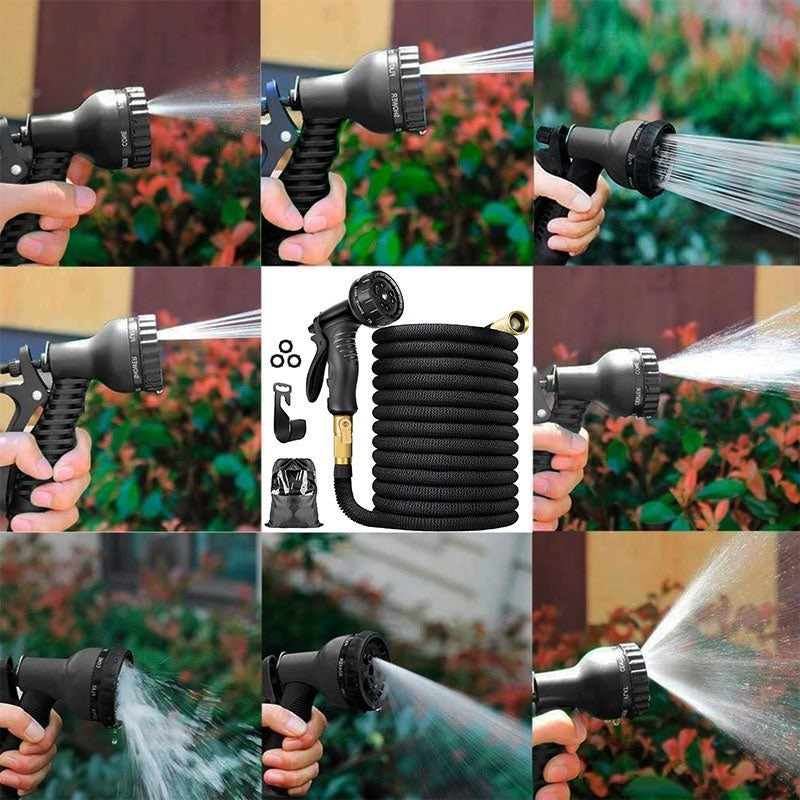 Lightweight 100FT Expandable Garden Hose - Durable Water Hose with 8 Spray Modes 2