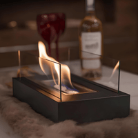 Lumaire Flame - Portable Tabletop Fireplace - Eco-Friendly Bioethanol Fire Table Top 0