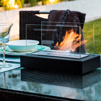 Lumaire Flame - Portable Tabletop Fireplace - Eco-Friendly Bioethanol Fire Table Top 2