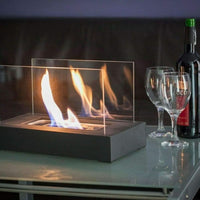 Lumaire Flame - Portable Tabletop Fireplace - Eco-Friendly Bioethanol Fire Table Top 3