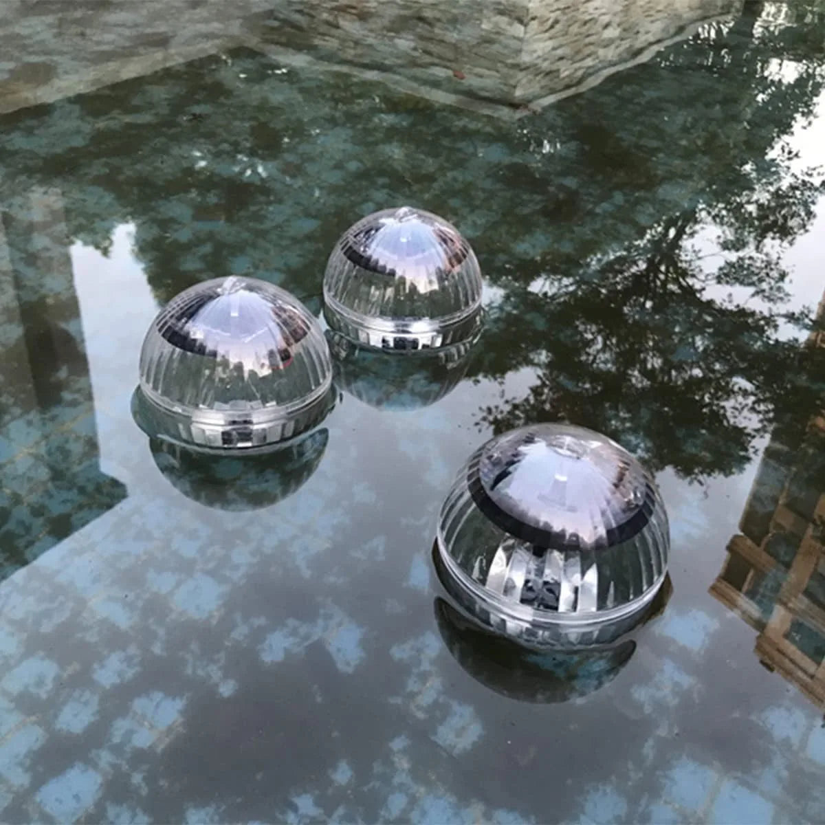 LumiGlobe - Solar Floating Pool Lights with RGB Color Change, Waterproof LED Lamp 1