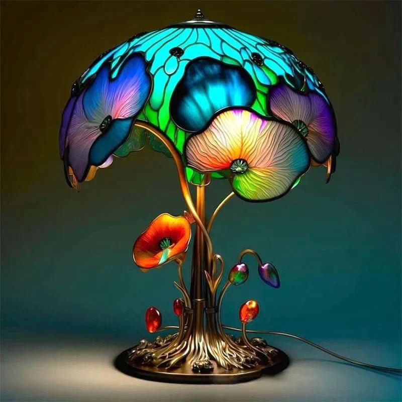 Lumora Mosaic Glass Lamp - Wireless Soft Lighting for Cozy Atmosphere 3