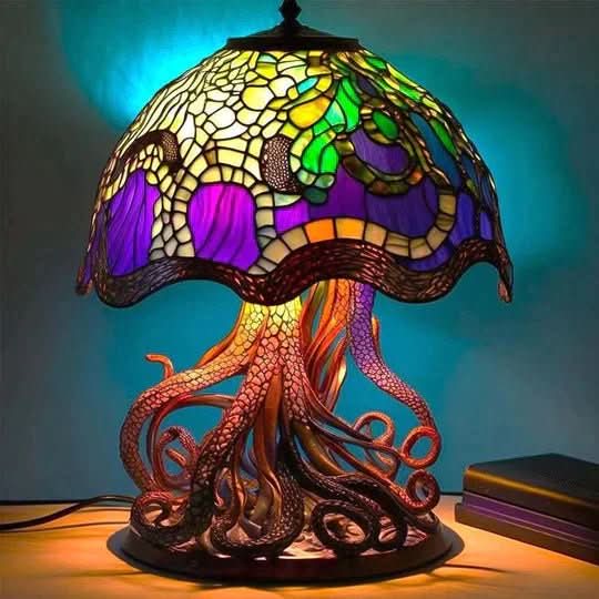 Lumora Mosaic Glass Lamp - Wireless Soft Lighting for Cozy Atmosphere 7