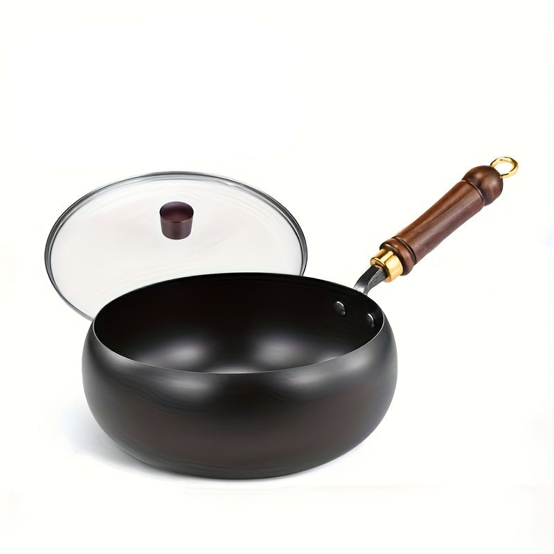 LuxRoyale - Heavy-Duty Cast Iron Skillet with Lid for Versatile Cooking 0