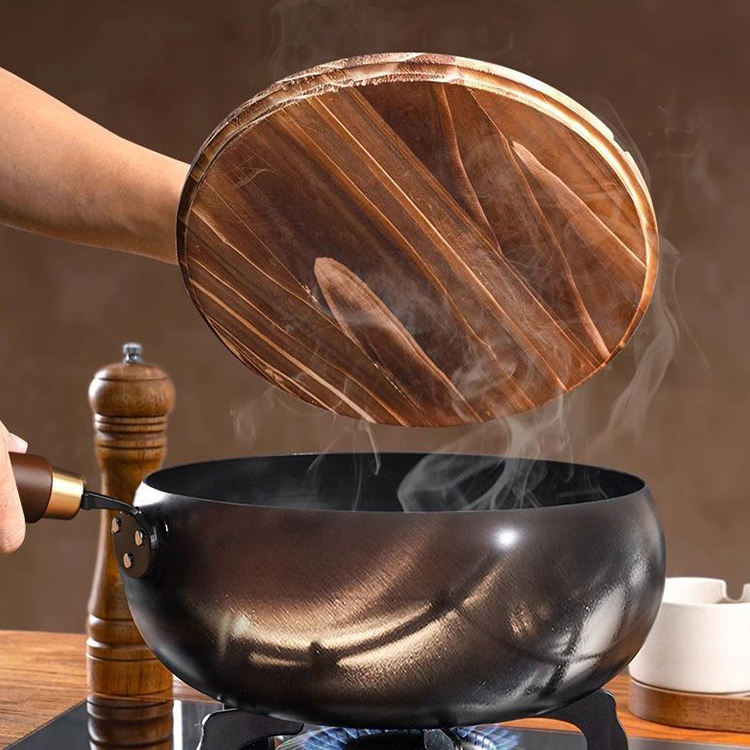 LuxRoyale - Heavy-Duty Cast Iron Skillet with Lid for Versatile Cooking 2