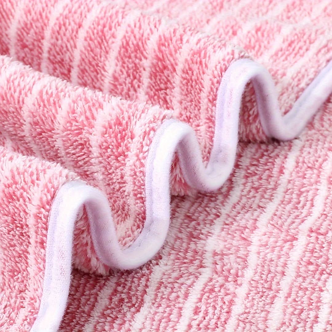 Luxury Coral - Ultra Soft 8-Piece Bath Towel Set, High Absorbency, Quick-Dry Microfiber 7