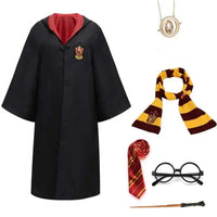 MAGICHOUSE – Hogwarts Wizarding Student Costume with Robe, Wand & Accessories For Children & Adults 5