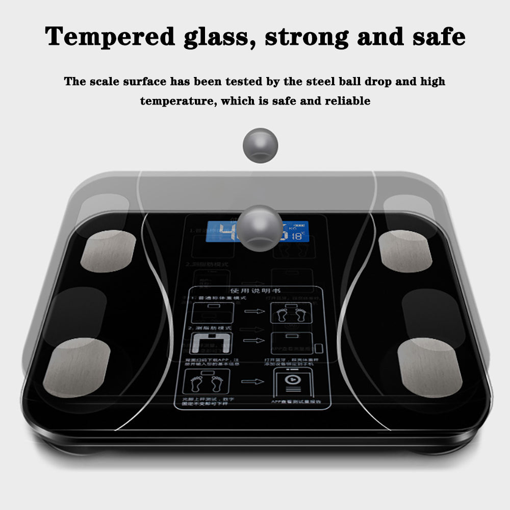 BODYTRACK SCALE – Smart Body Weight Scale with LCD Display