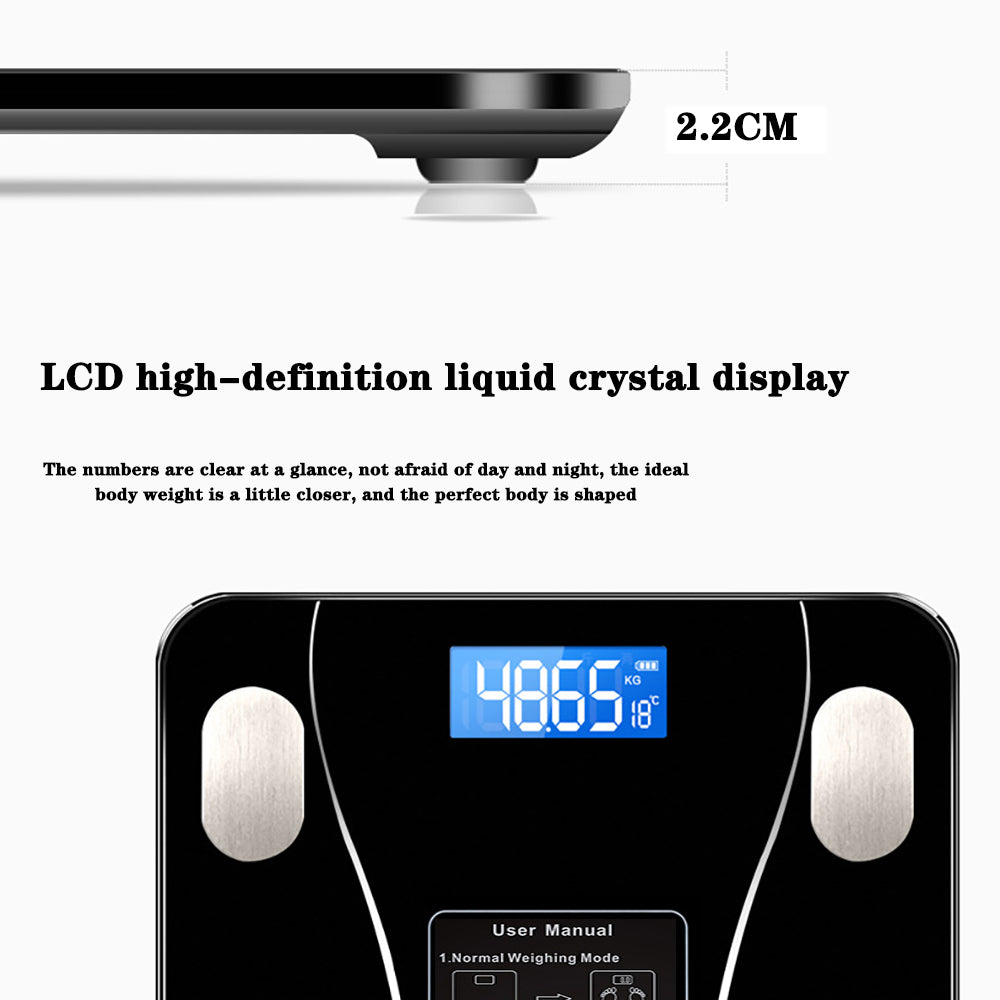 BODYTRACK SCALE – Smart Body Weight Scale with LCD Display