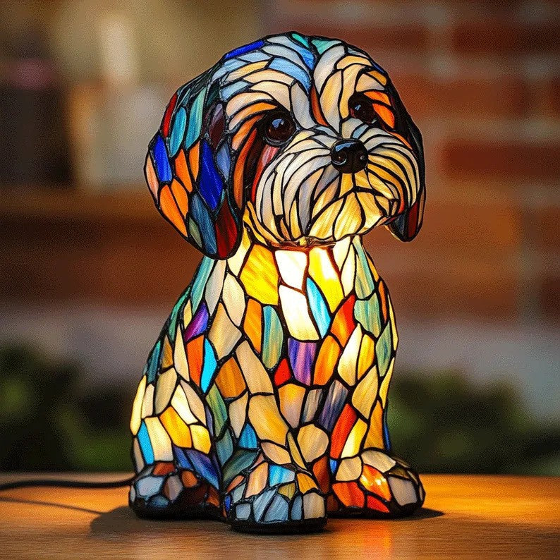 PUPGLOW – Künstlerische LED-Nachtlampe in Hunde-Rasseform für gemütliche Wohnkultur