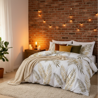 LEAFLUXE – Leaf Print Soft Duvet Cover Set
