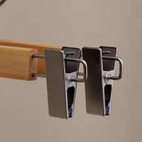 Maxwell - Wooden Pants Hangers with Clips, 10 Pack, Durable & Stylish Trouser Organizers 4