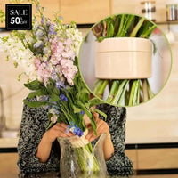 BLOOMORA – Floral Arrangement Holder for Balanced Bouquet Design