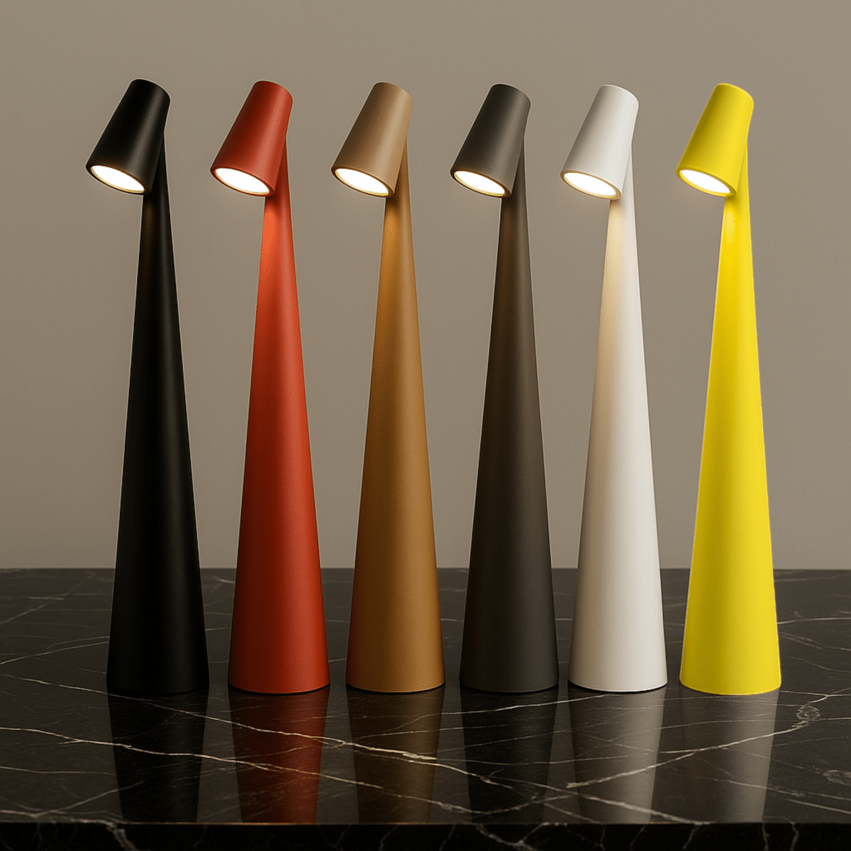 Metal table lamp - Rechargeable & stylish for indoors & outdoors 2