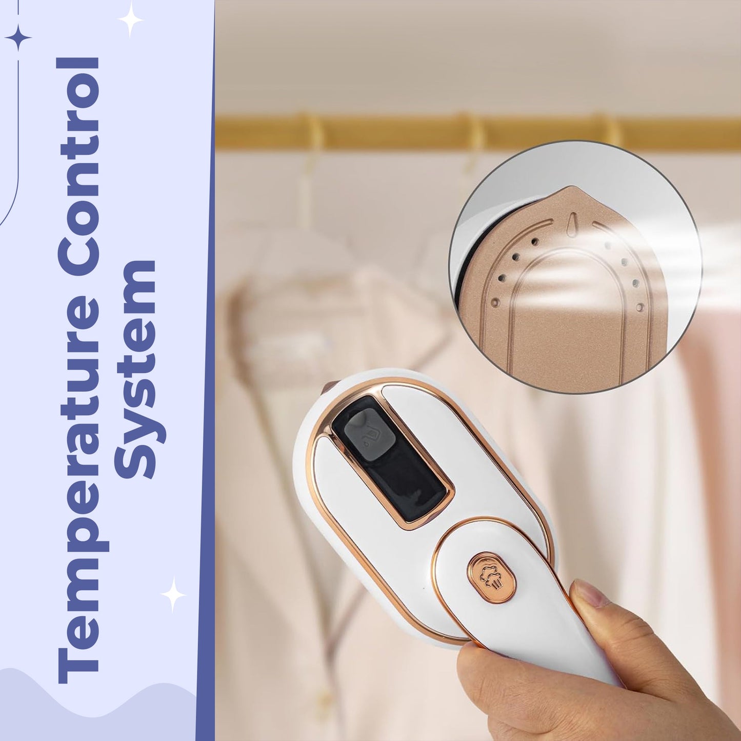 Micro Steam Iron - Portable & Travel Friendly Clothes Ironing Machine 3