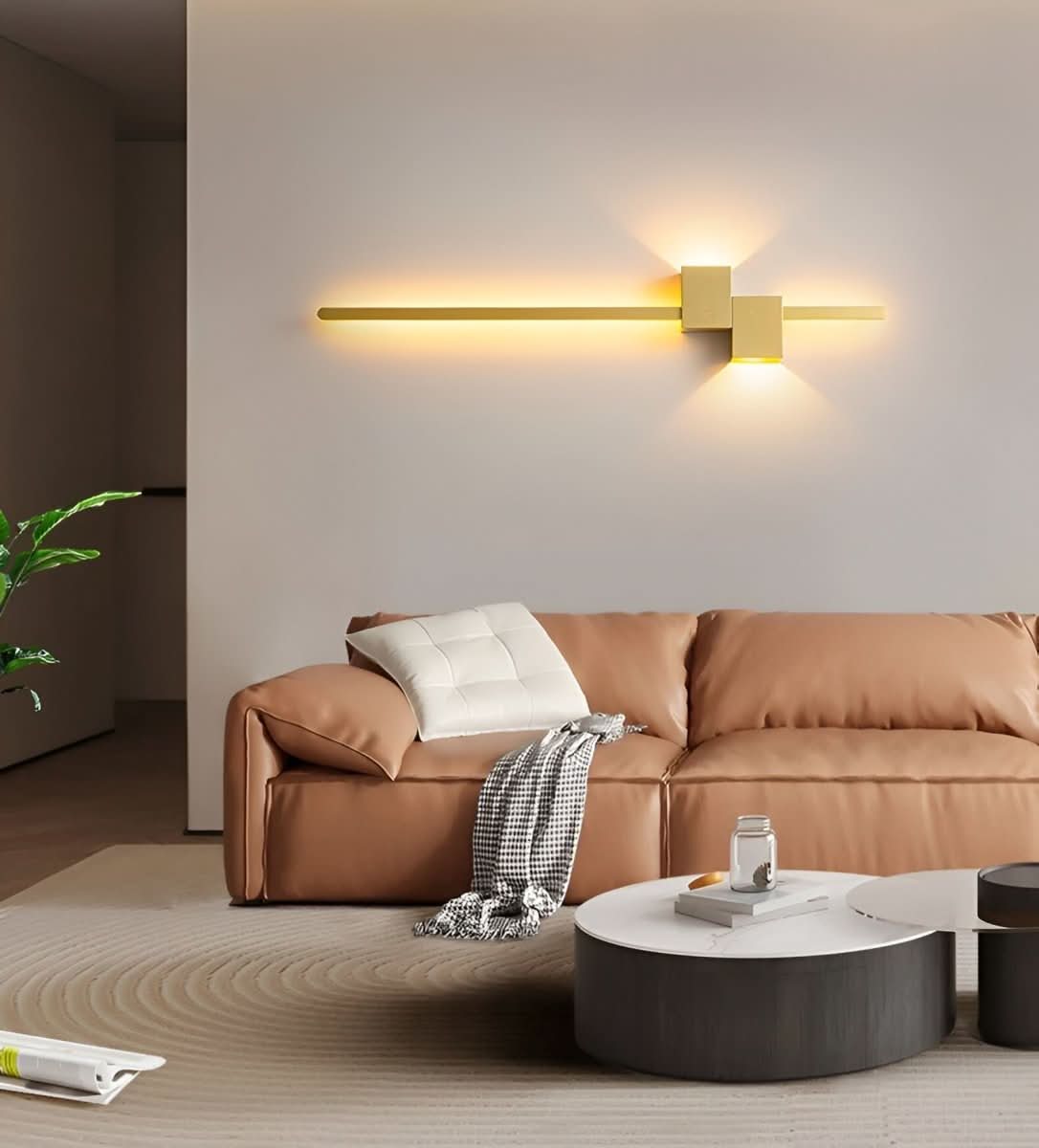 Minimalist LED Wall Light - Modern Sconce for Indirect Lighting & Home Decor 3