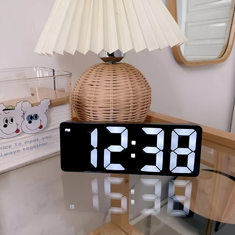 Modern LED Digital Alarm Clock with Adjustable Snooze & Dual Power Modes 3