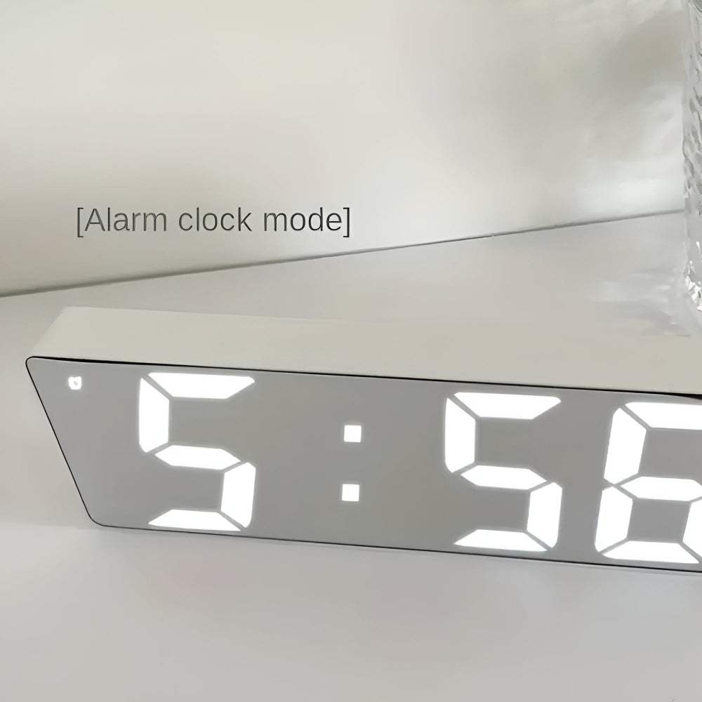 Modern LED Digital Alarm Clock with Adjustable Snooze & Dual Power Modes 4