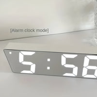 Modern LED Digital Alarm Clock with Adjustable Snooze & Dual Power Modes 4