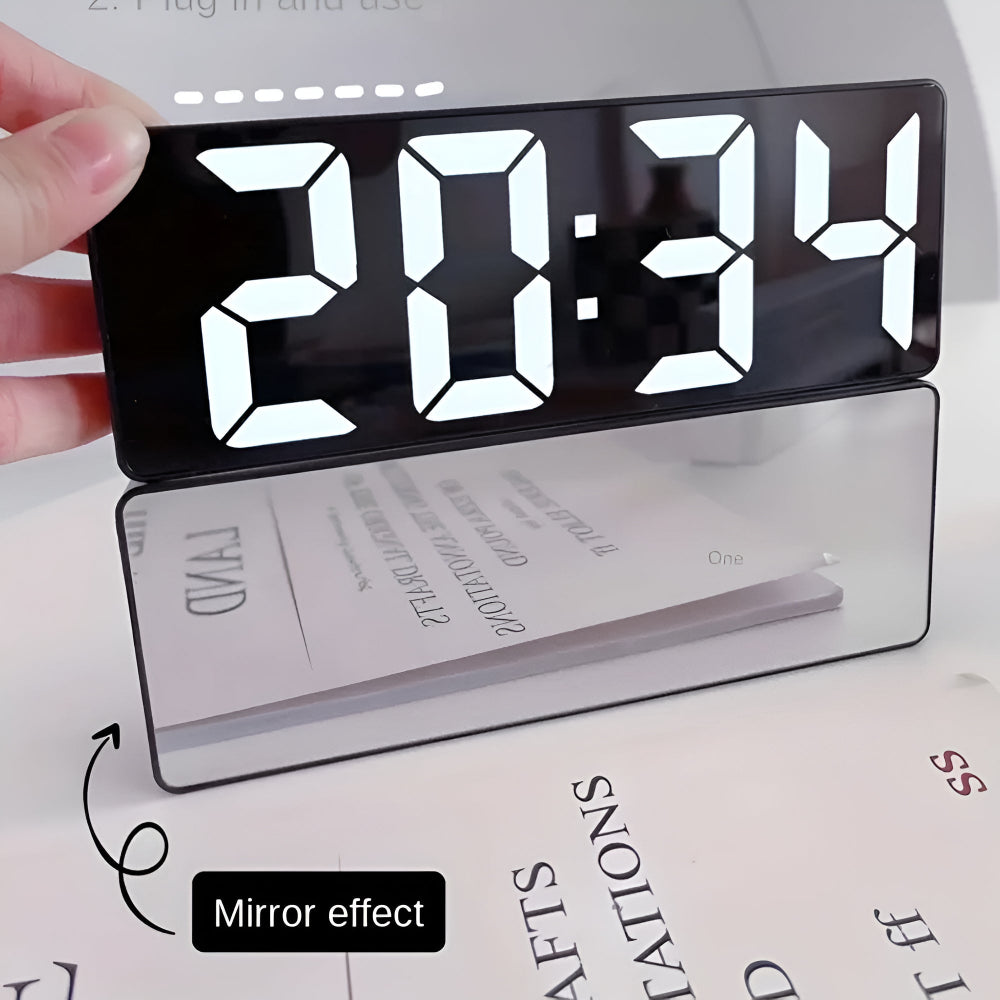 Modern LED Digital Alarm Clock with Adjustable Snooze & Dual Power Modes 5