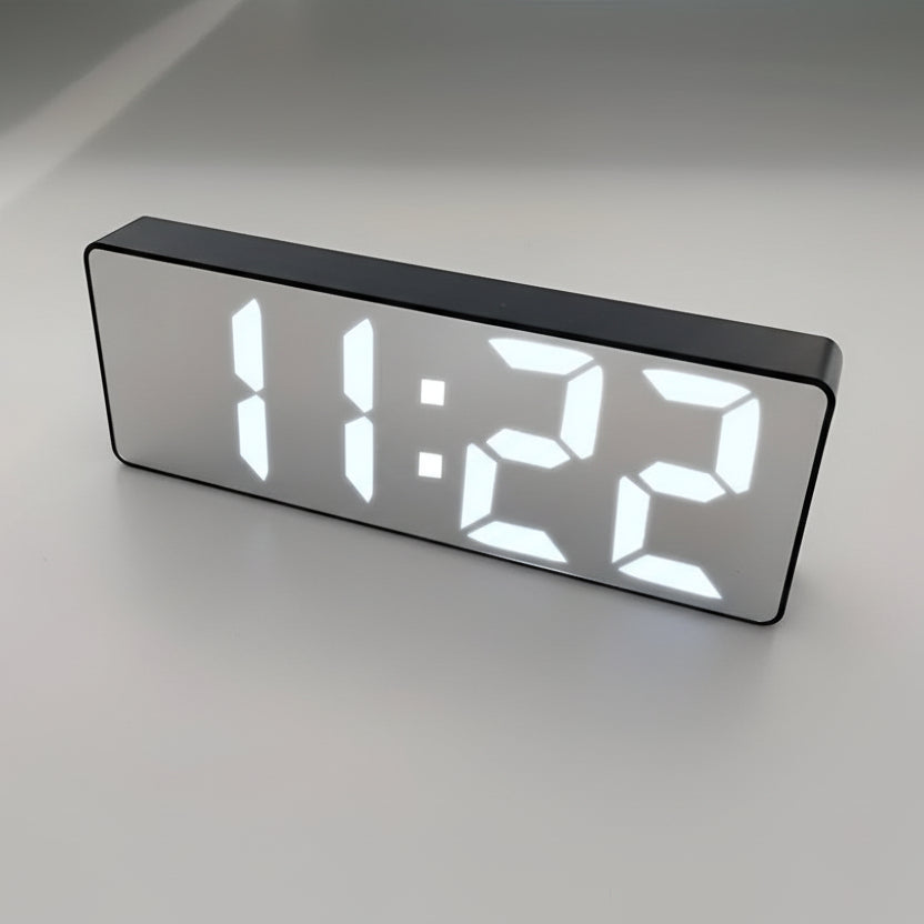 Modern LED Digital Alarm Clock with Adjustable Snooze & Dual Power Modes 7