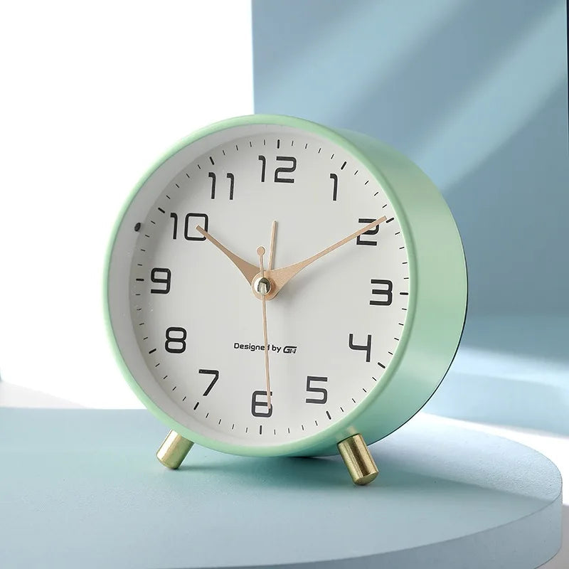 Modern Scandinavian Silent Table Clock 5