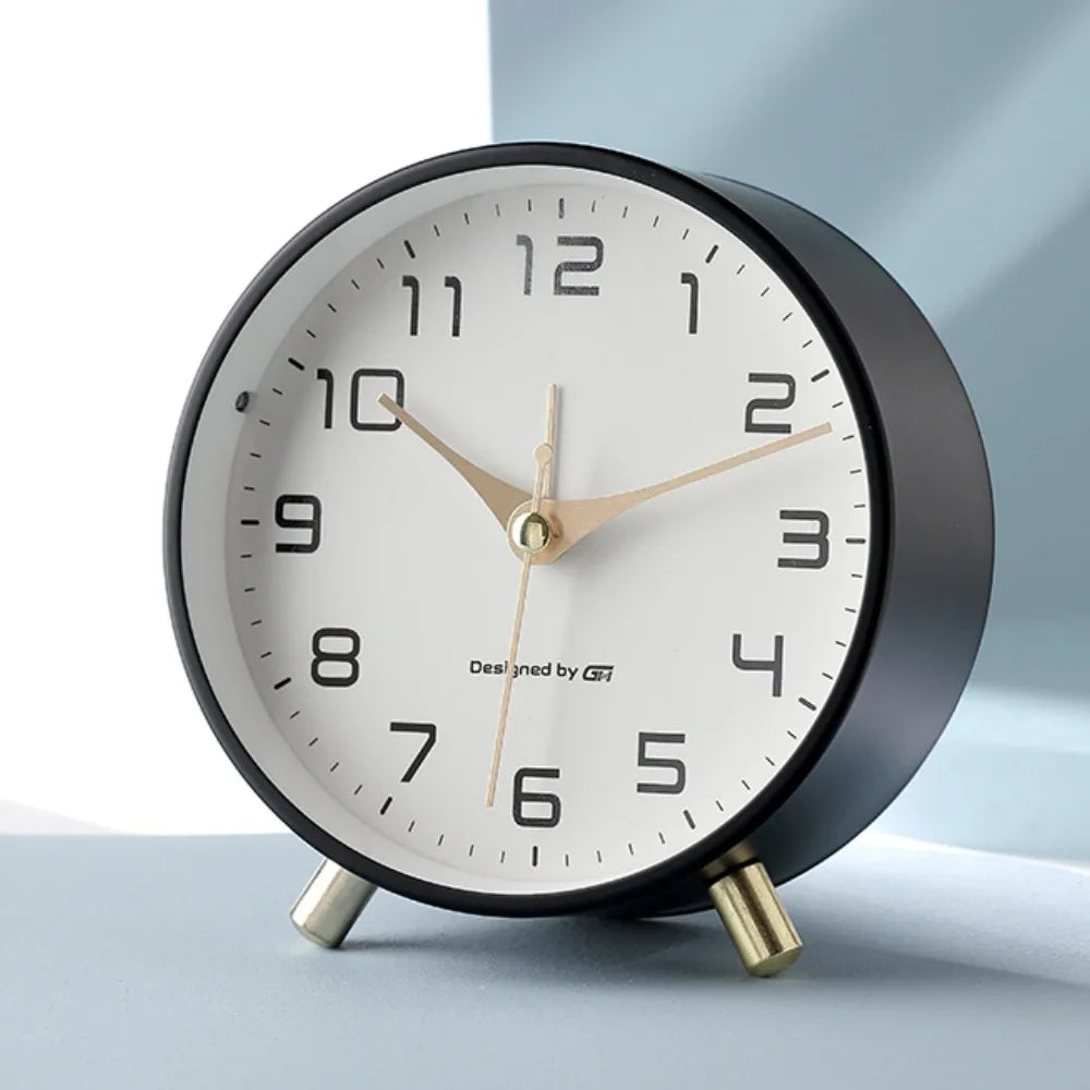 Modern Scandinavian Silent Table Clock 7