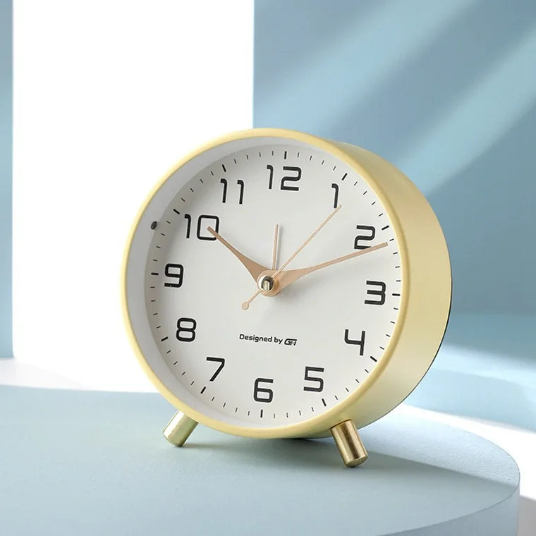 Modern Scandinavian Silent Table Clock 8