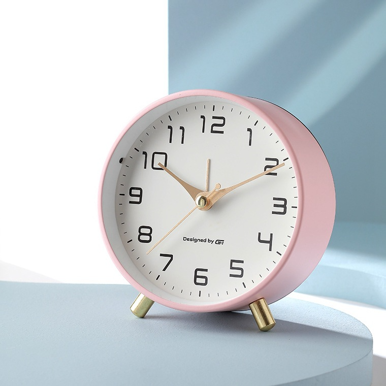 Modern Scandinavian Silent Table Clock 9