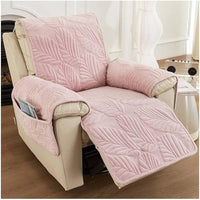 Nature's Touch - Universal Leaf Pattern Recliner Cover for Chair Protection 2