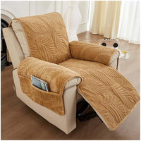 Nature's Touch - Universal Leaf Pattern Recliner Cover for Chair Protection 3