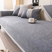 Naturweft - Non-Slip Cotton Linen Sofa Throw Blanket for Couch Protection 10