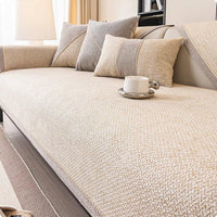 Naturweft - Non-Slip Cotton Linen Sofa Throw Blanket for Couch Protection 7