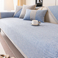 Naturweft - Non-Slip Cotton Linen Sofa Throw Blanket for Couch Protection 9
