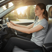 NervoLift - Memory Foam Car Seat Cushion for Sciatica Relief & Posture Support 1